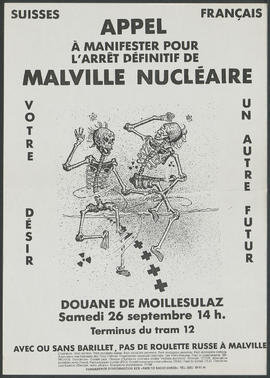 Appel à manifester pour l'arrêt définitif de Malville Nucléaire