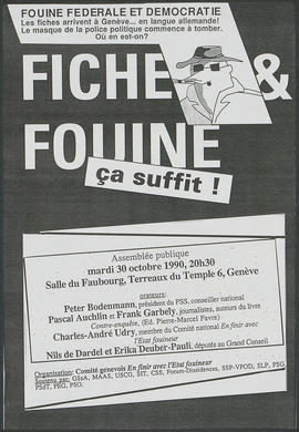 Fiche & Fouine, ça suffit !