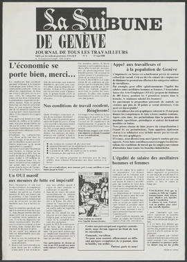 Verso de La Suibune de Genève