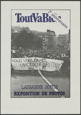 Tout va bien Lausanne [sic] Bouge exposition de photos 2e anniversaire