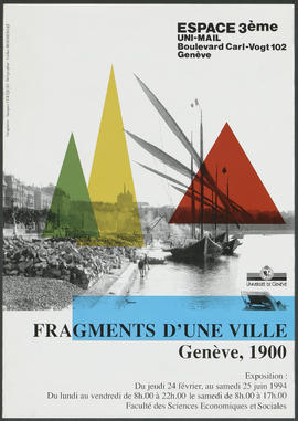 Fragments d'une ville. Genève, 1900