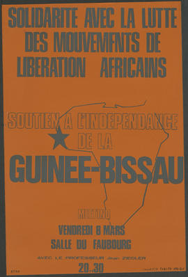 Solidarité avec la lutte des mouvements de libération africains